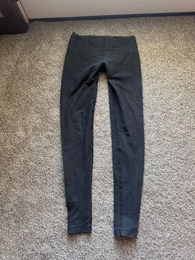 Lululemon Black Textured High-Waist Leggings